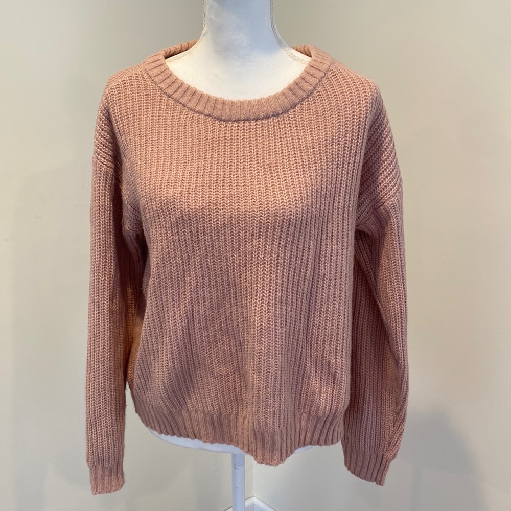 Rose Salmon Pink Colored Sweater 1X Evri Kohl’s